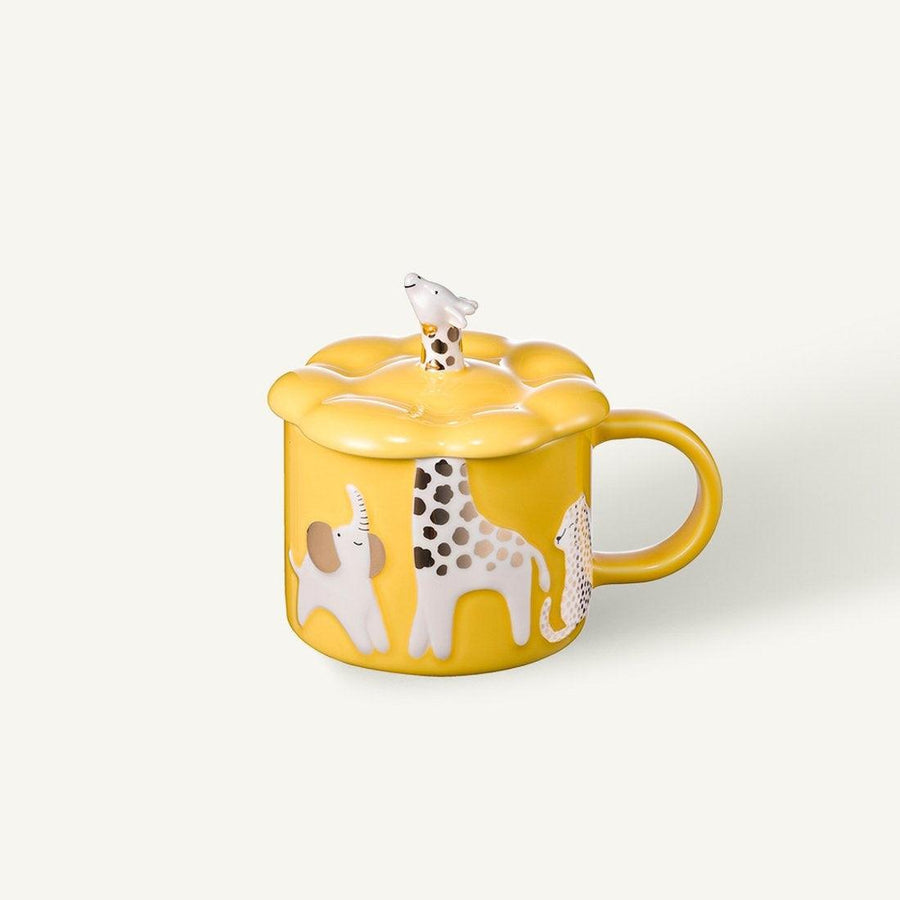 Ly Starbucks 23 Summer Savannah Animal Yellow Giraffe Mug - Kallos Vietnam