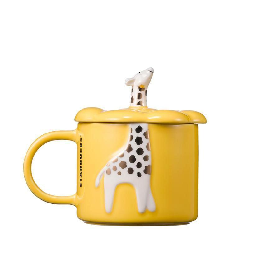 Ly Starbucks 23 Summer Savannah Animal Yellow Giraffe Mug - Kallos Vietnam