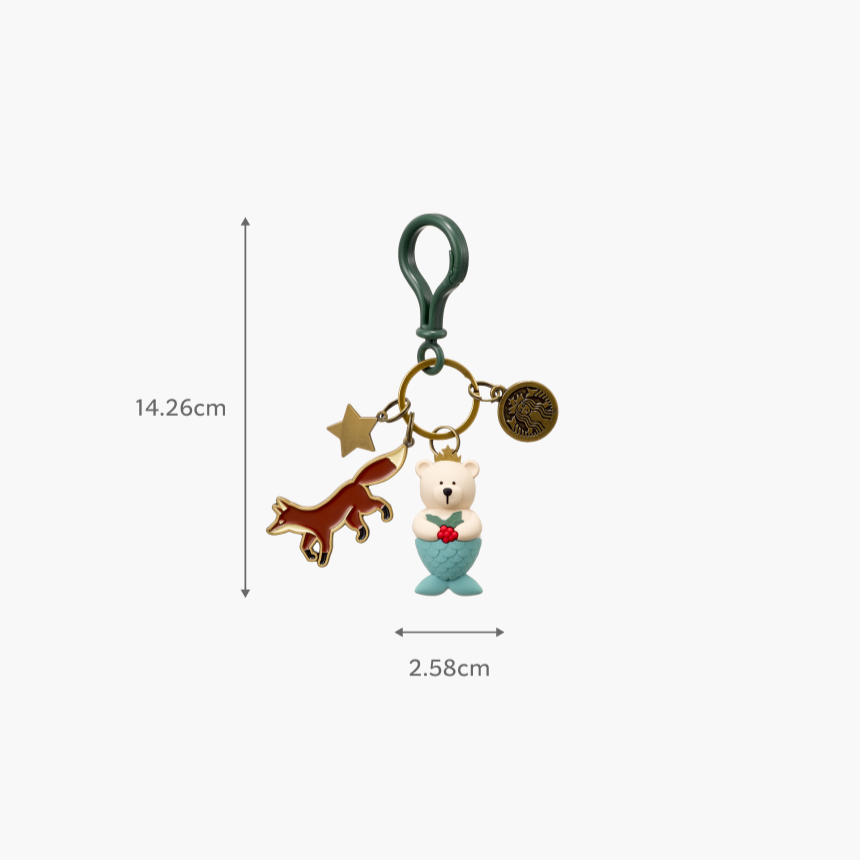 Móc Khoá Starbucks Anniversary Bearista Keychain