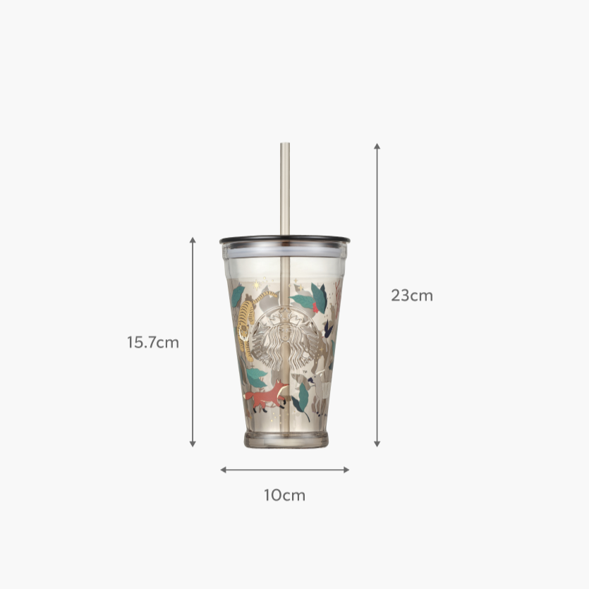 Ly Starbucks Anniversary Guardian Glass Cold Cup - Kallos Vietnam