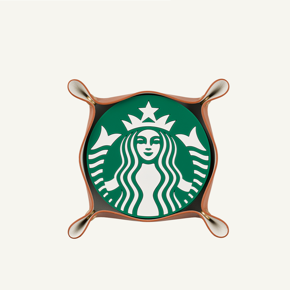 Đế Lót Ly Starbucks Black And Green Silicone Coaster - Kallos Vietnam