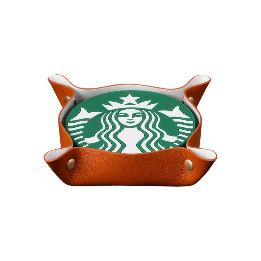 Đế Lót Ly Starbucks Black And Green Silicone Coaster - Kallos Vietnam