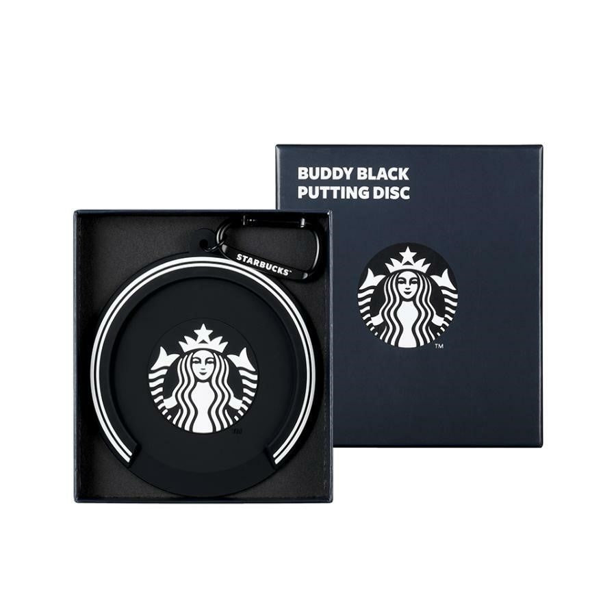 Đĩa Tập Gạt Bóng Starbucks Buddy Black Putting Disc