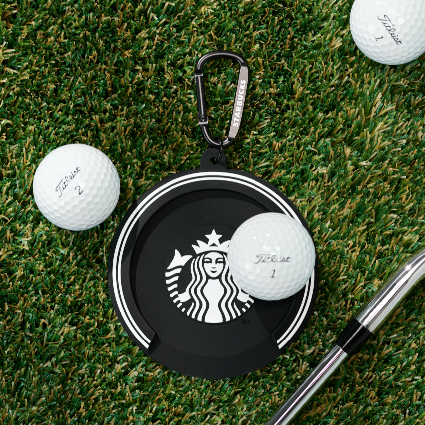 Đĩa Tập Gạt Bóng Starbucks Buddy Black Putting Disc