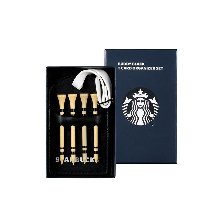 Bộ Tee Starbucks Buddy Black T Card Organizer Set