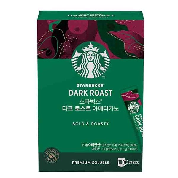 Cà Phê Starbucks Dark Roast Coffee Mix