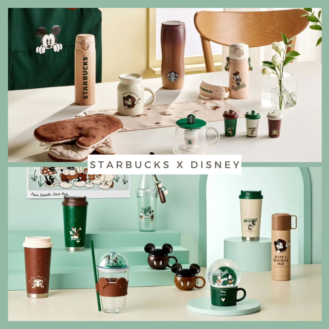 Bình Giữ Nhiệt Starbucks Disney Autumn Together JNX Thermos Bottle