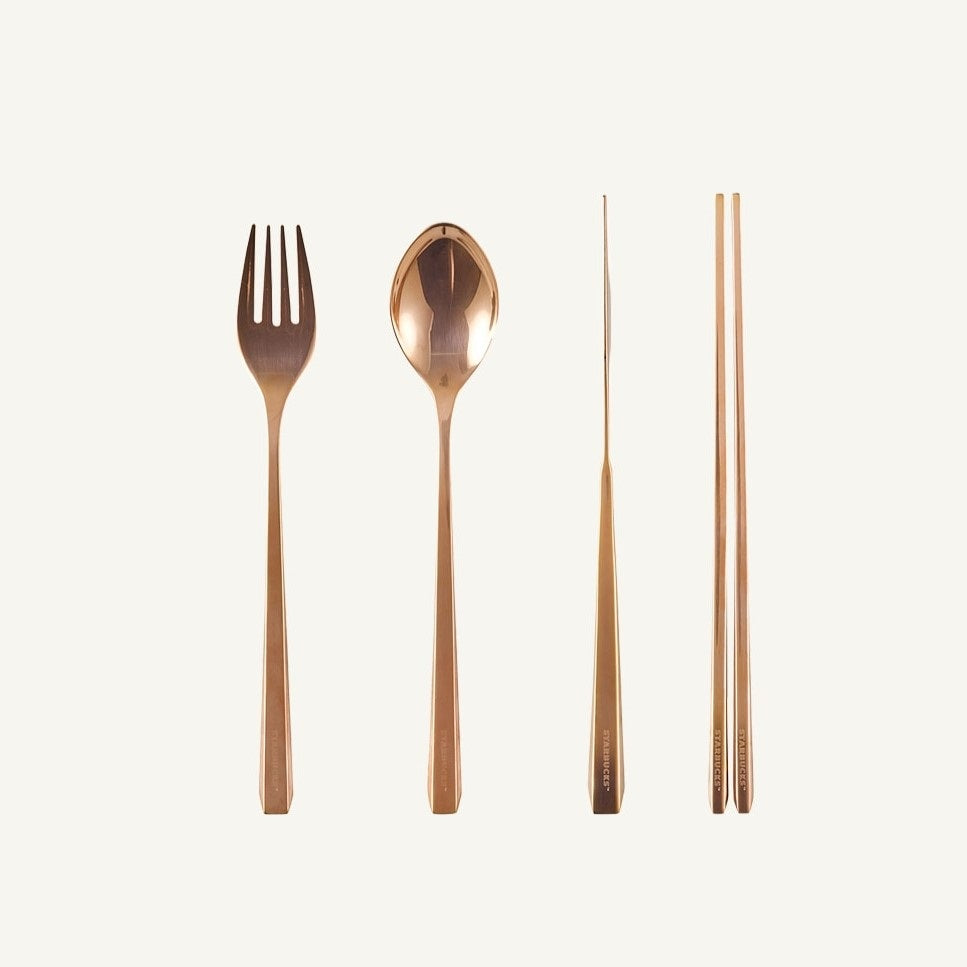 Bộ Dụng Cụ Ăn Uống Starbucks Holiday Glam Dinner Cutlery Set - Kallos Vietnam