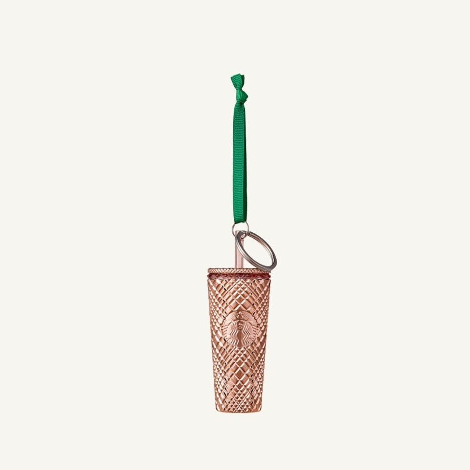 Đồ Trang Trí Starbucks Holiday Glam Grid Gold Beam Ornament - Kallos Vietnam