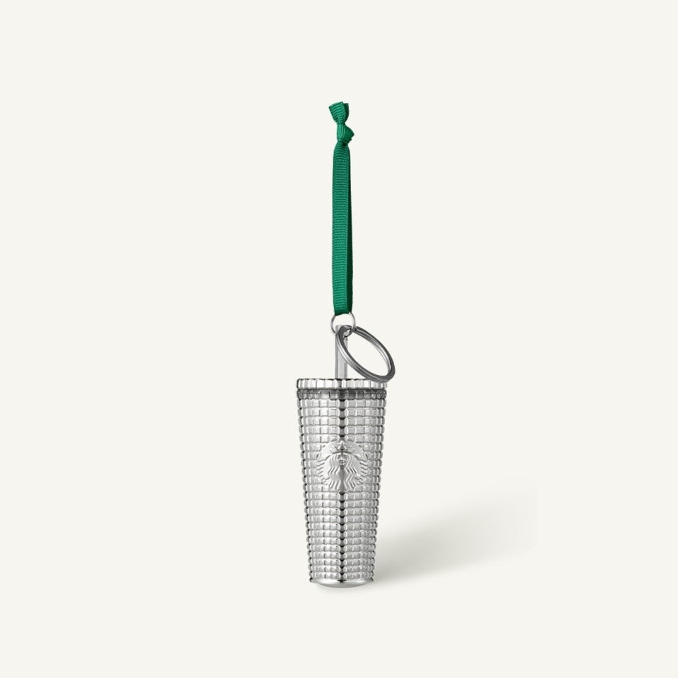 Đồ Trang Trí Starbucks Holiday Glam Grid Silver Ornament - Kallos Vietnam