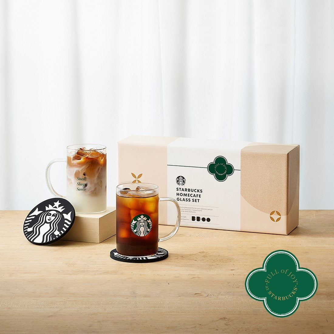 Bộ Ly Starbucks Home Cafe Glass Set - Kallos Vietnam