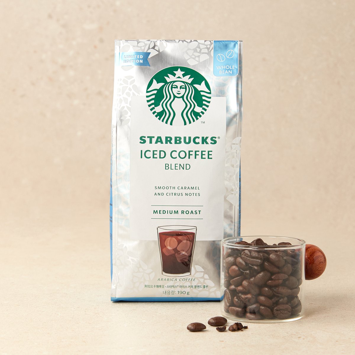 Cà Phê Starbucks Iced Coffee Blend Whole Bean