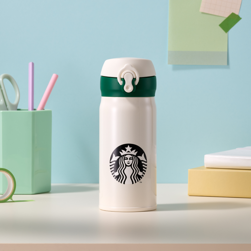 Bình Giữ Nhiệt Starbucks JNL Siren White Thermos