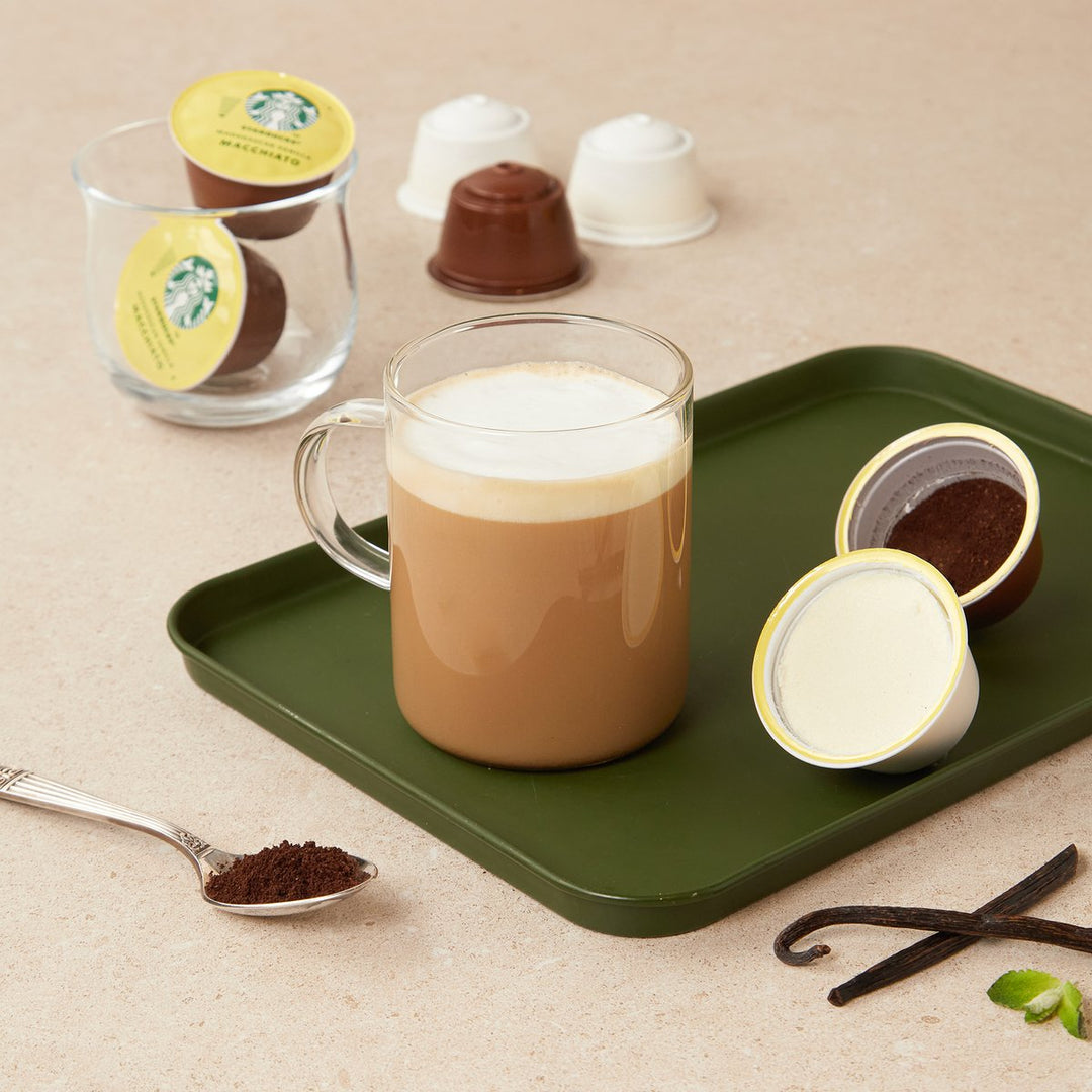 Cà Phê Starbucks Madagascar Vanilla Macchiato Dolce Gusto