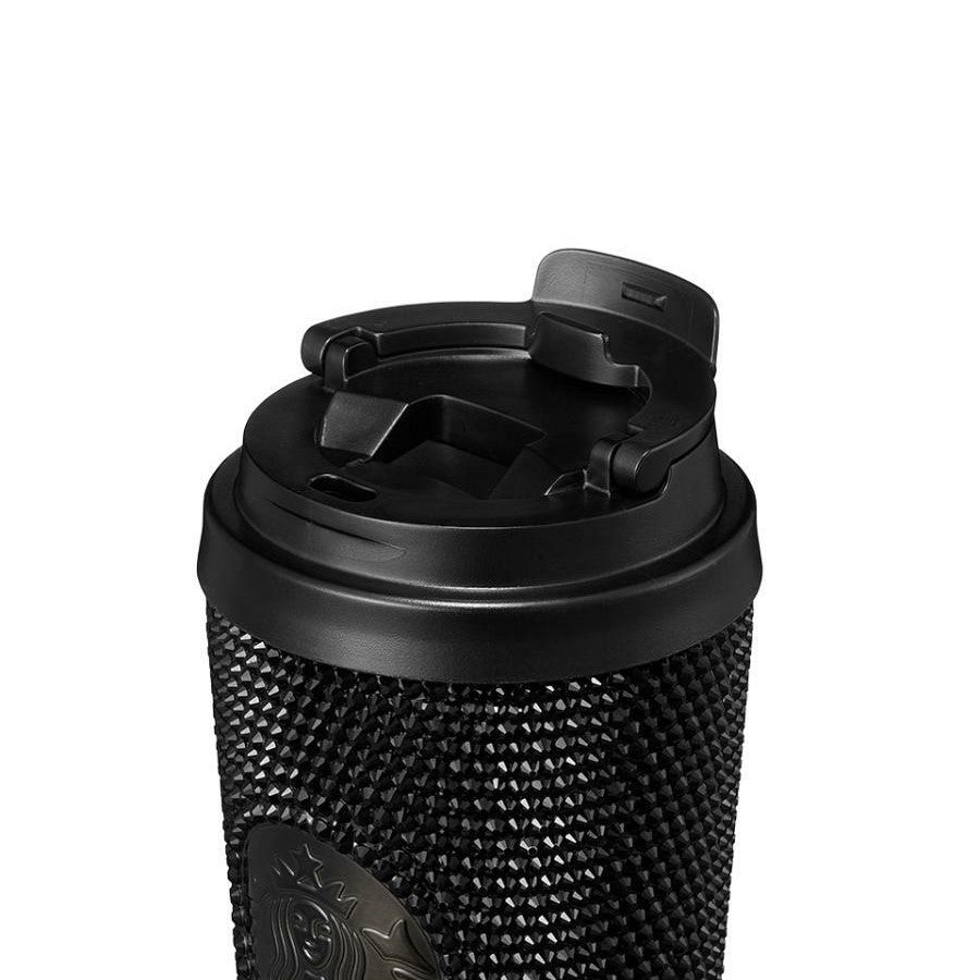 Ly Starbucks SS 25th Anniversary Rhinestone Black Tumbler