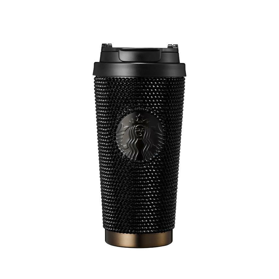 Ly Starbucks SS 25th Anniversary Rhinestone Black Tumbler