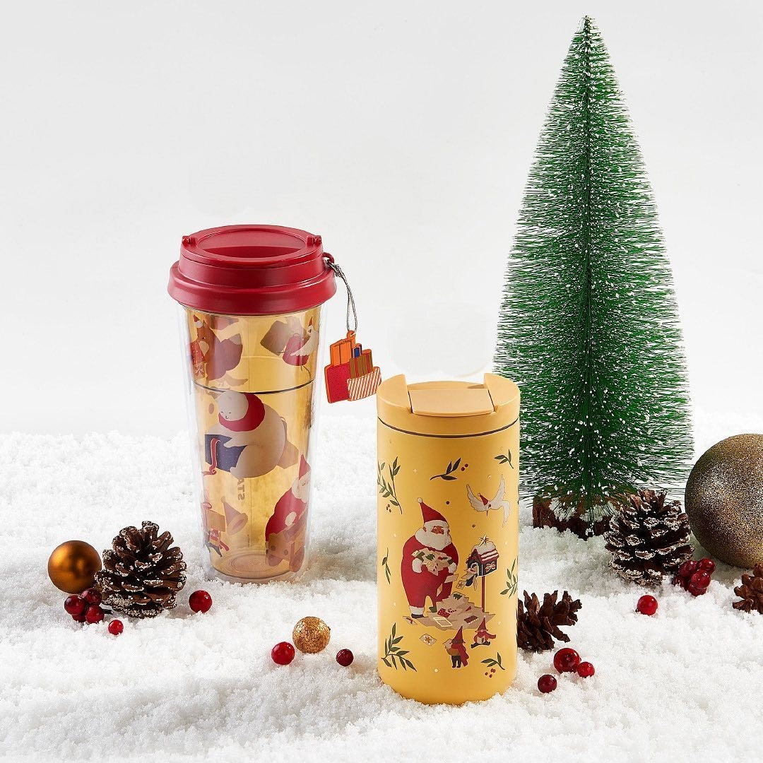 Ly Starbucks SS Holiday Santa Friends Flip Tumbler - Kallos Vietnam