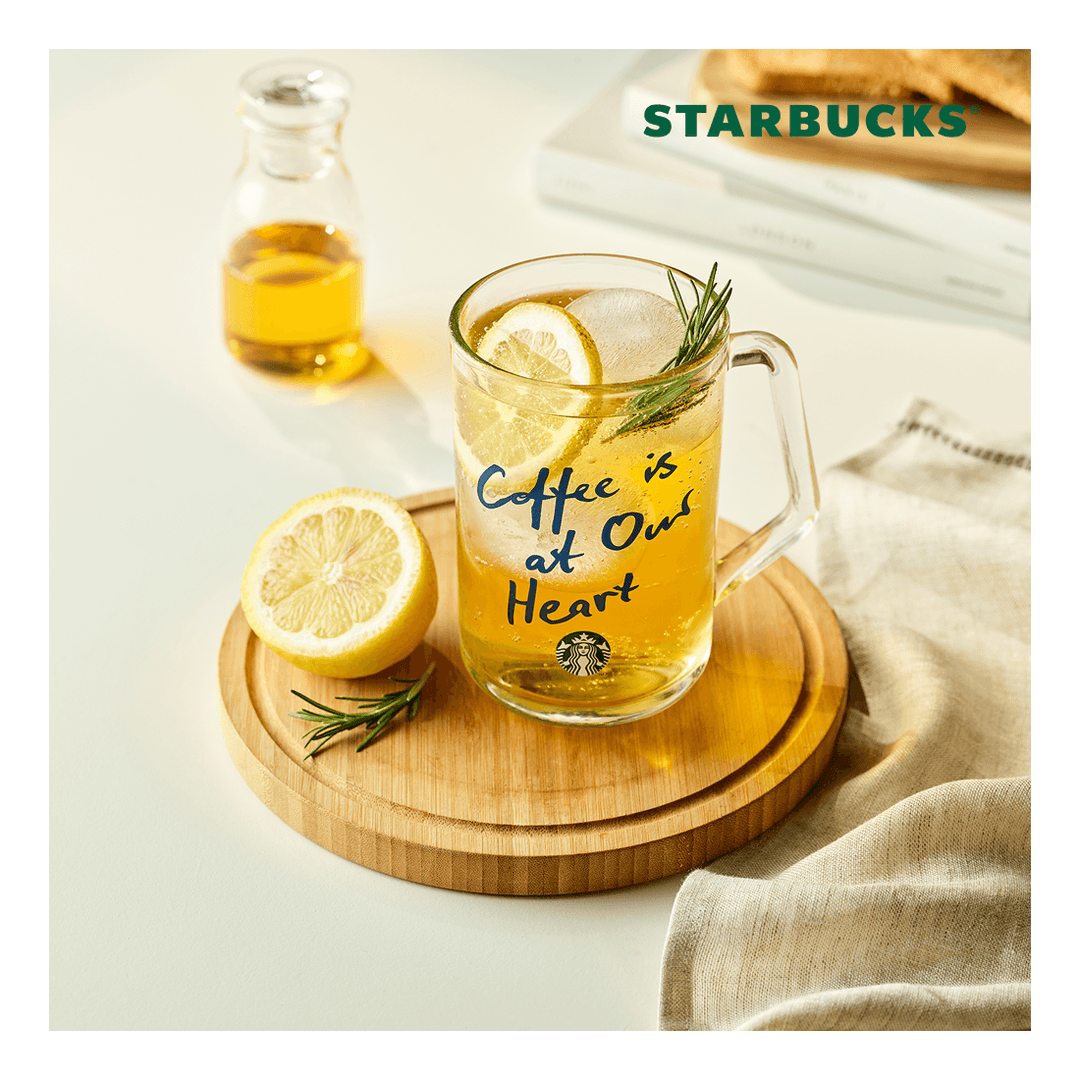 Ly Starbucks Summer Buddy Handle Glass - Kallos Vietnam