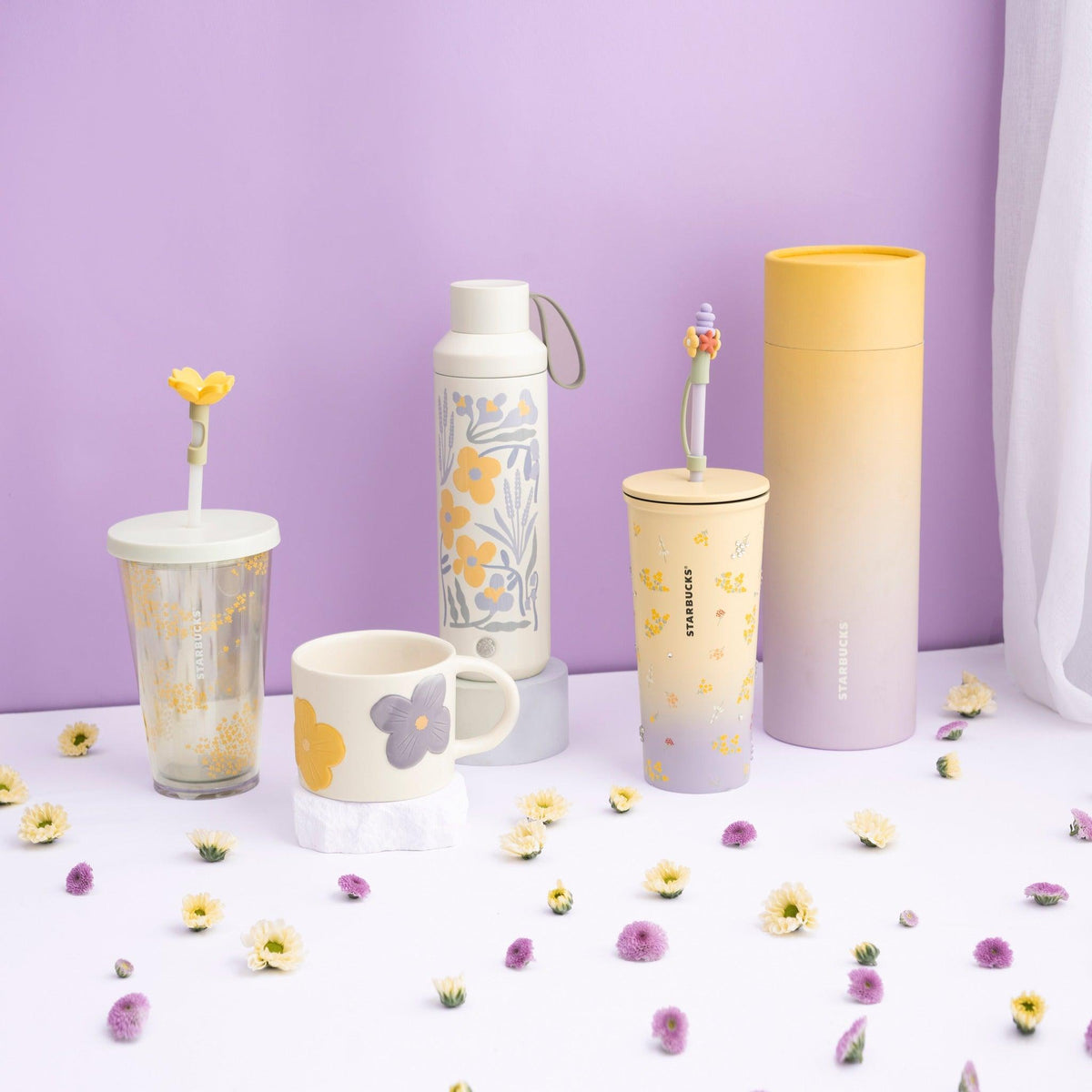 Bình Nước Starbucks Summer Flower Water Bottle - Kallos Vietnam