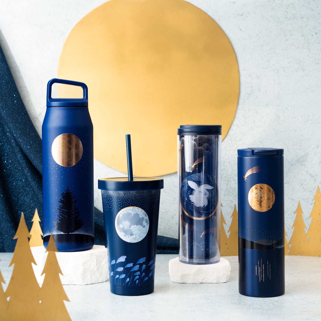 Ly Starbucks Super Moon And Starry Landscape Tumbler - Kallos Vietnam