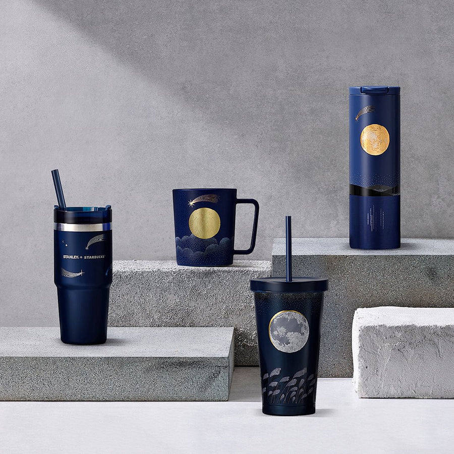 Ly Starbucks Super Moon And Starry Landscape Tumbler - Kallos Vietnam