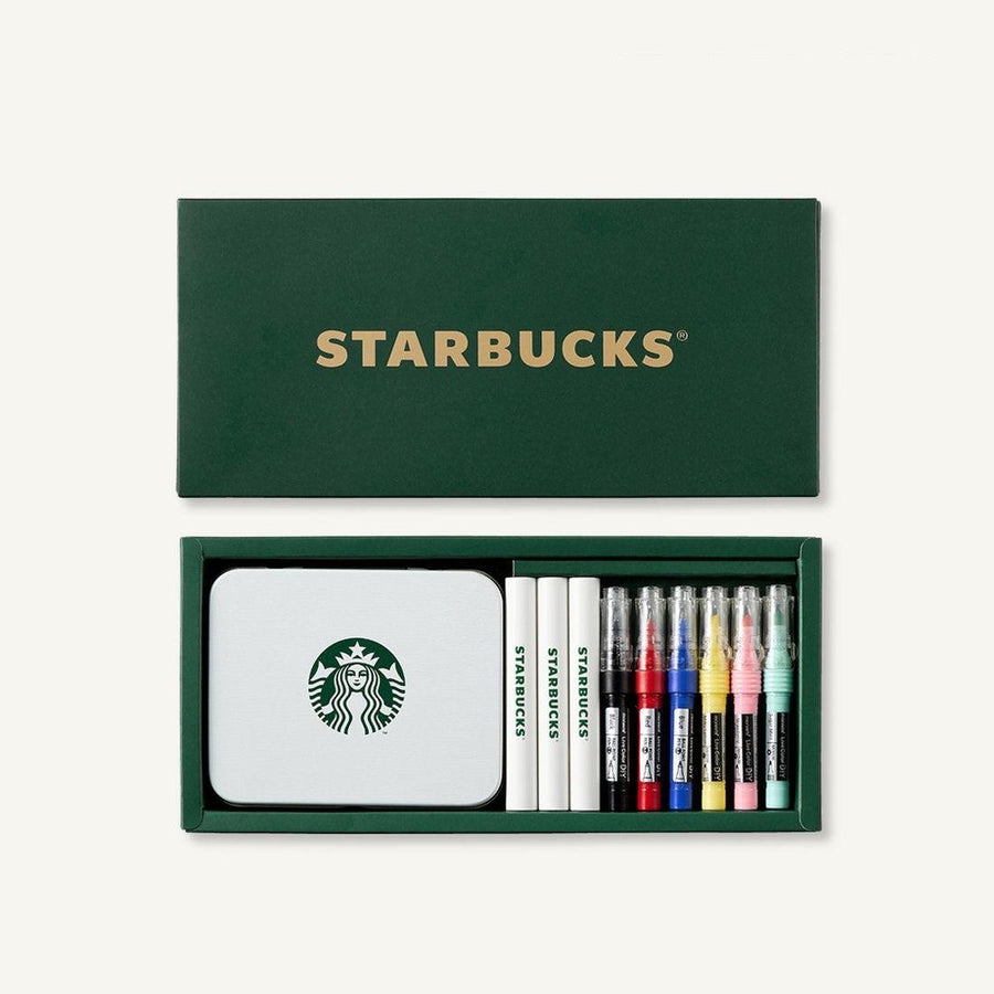 Bút Màu Starbucks Tin Case Stationery Set - Kallos Vietnam