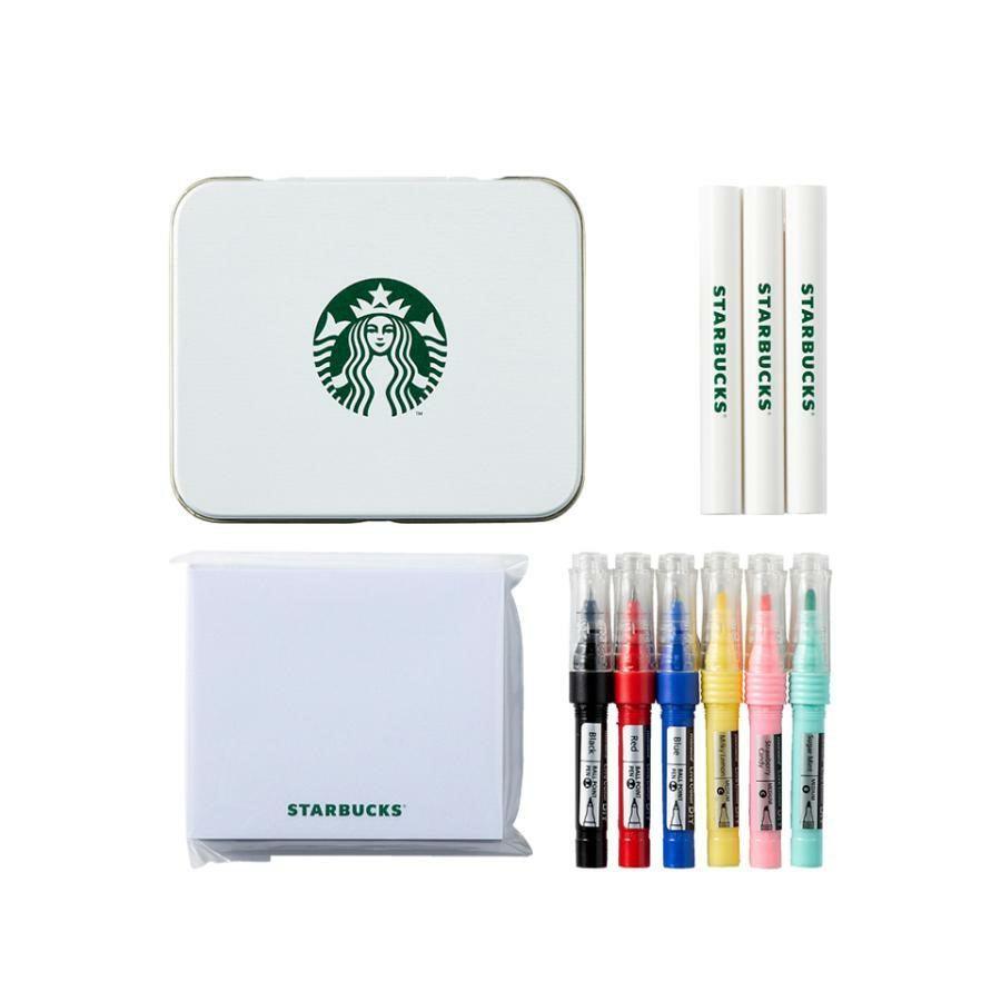 Bút Màu Starbucks Tin Case Stationery Set - Kallos Vietnam