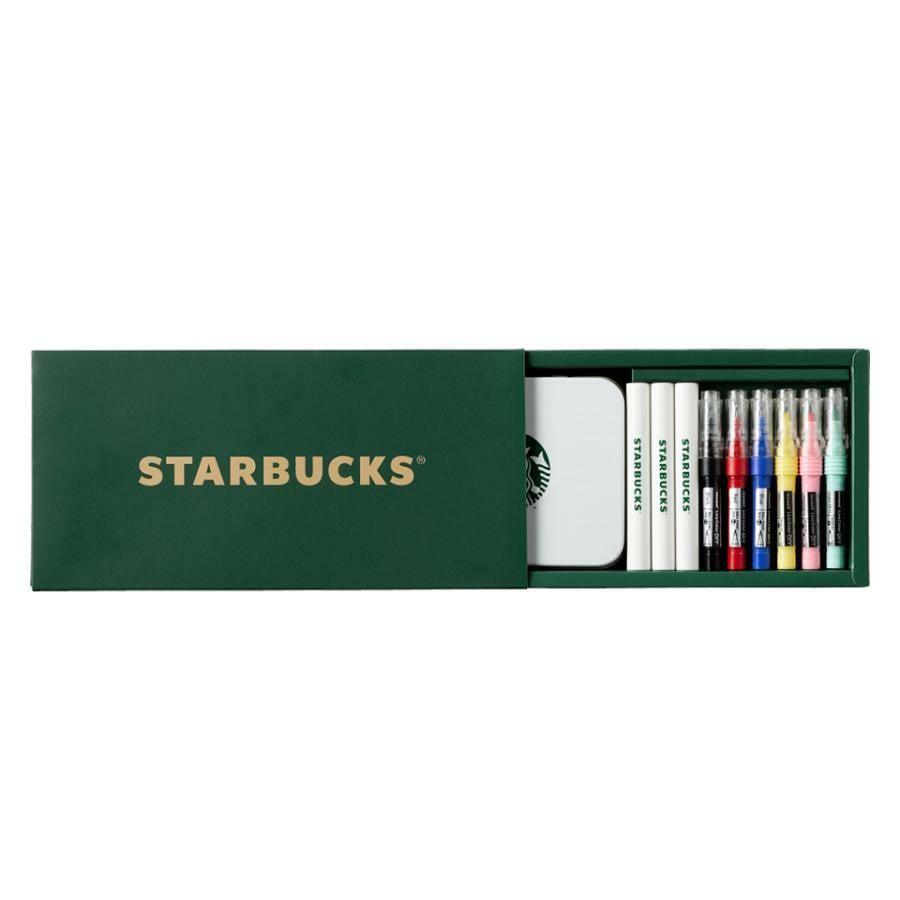 Bút Màu Starbucks Tin Case Stationery Set - Kallos Vietnam