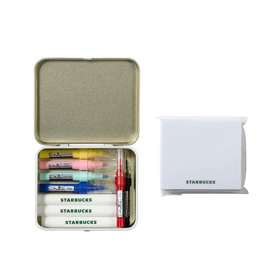 Bút Màu Starbucks Tin Case Stationery Set - Kallos Vietnam