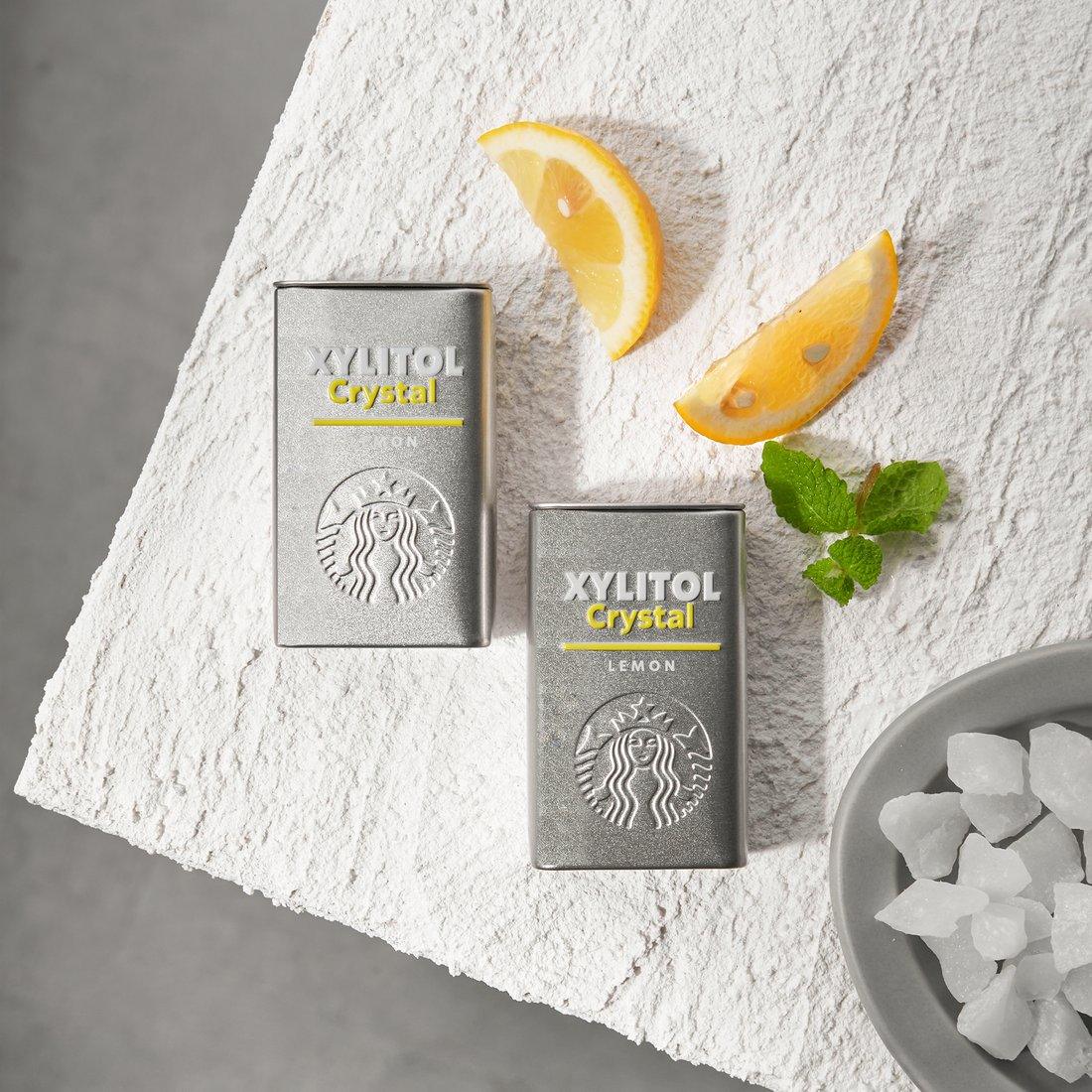 Kẹo Starbucks Xylitol Candy Crystal Lemon - Kallos Vietnam
