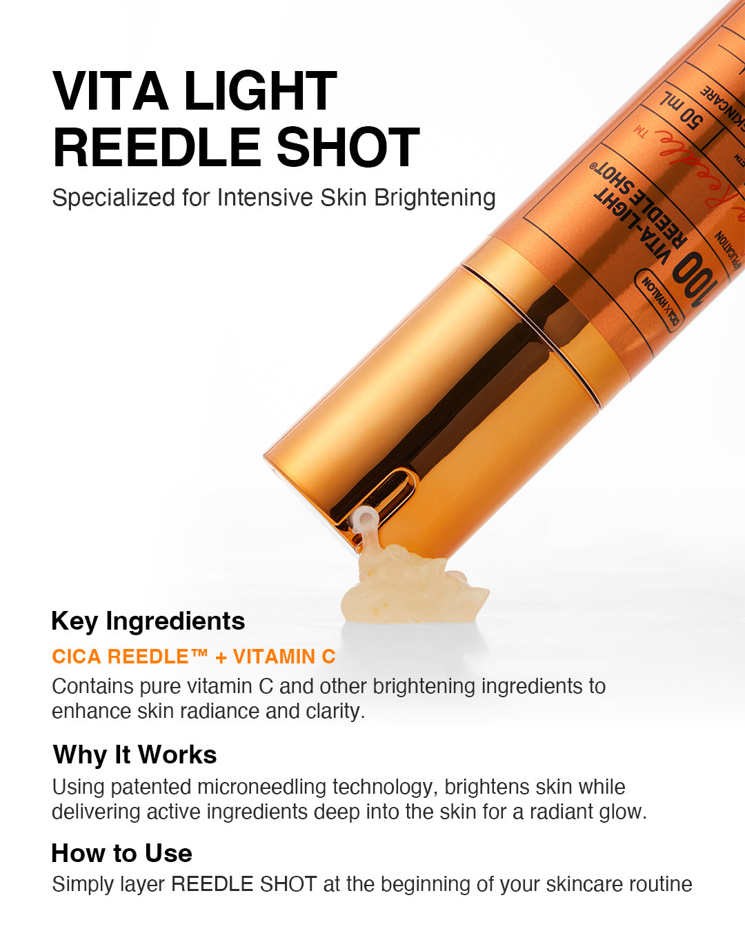 Tinh Chất VT Vita-Light Reedle Shot 300 Essence