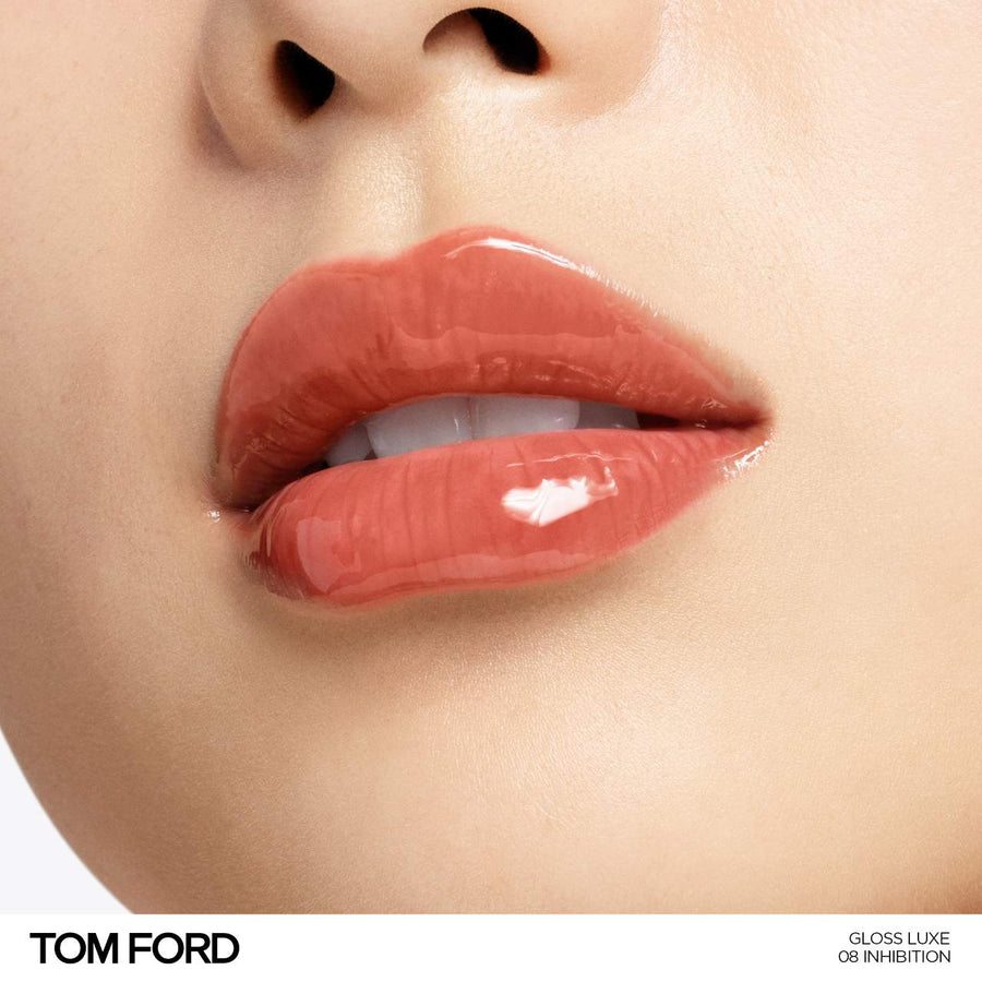 Son TOM FORD Gloss Luxe #08 Inhibition - Warm Tawny