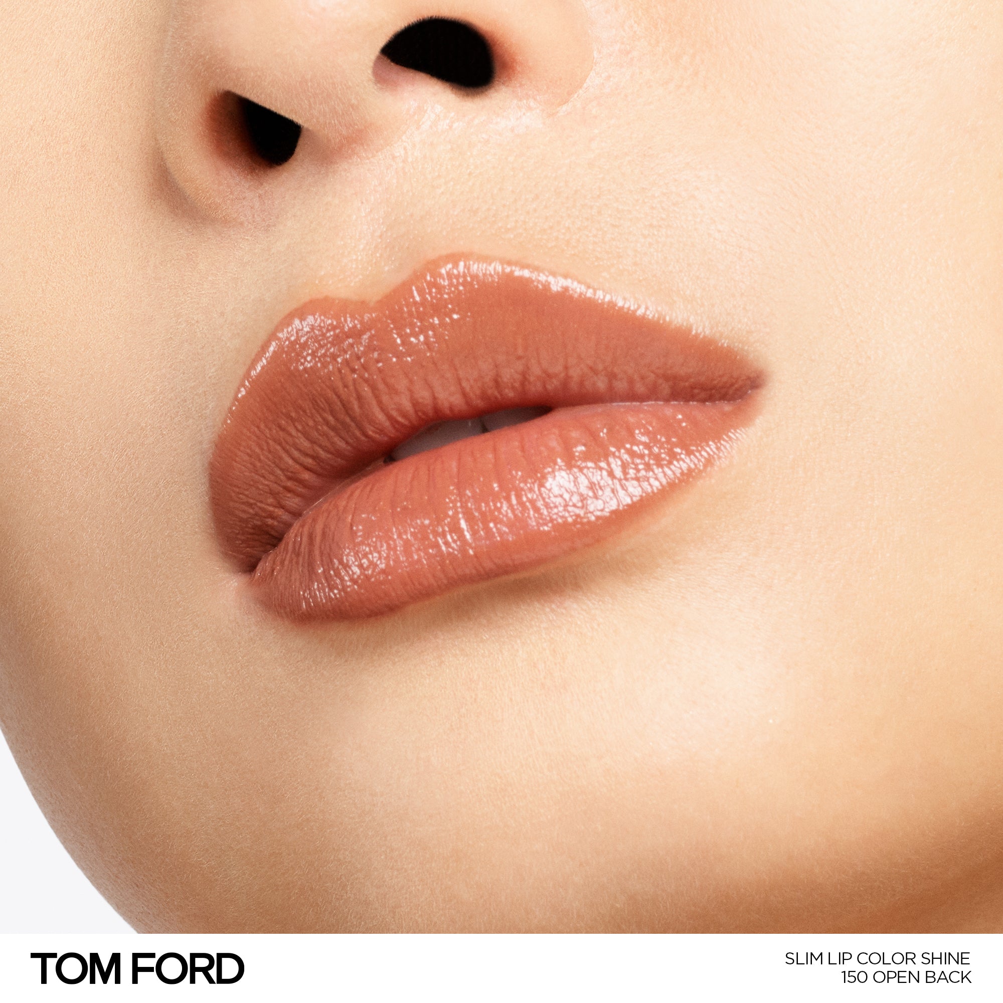 Son TOM FORD Slim Lip Color Shine #150 Open Back - Milky Brown Nude - Kallos Vietnam