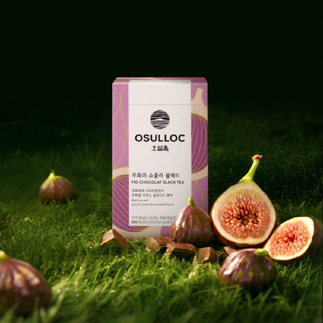 Tra OSULLOC Fig Chocolat Black Tea Bags - Kallos Vietnam