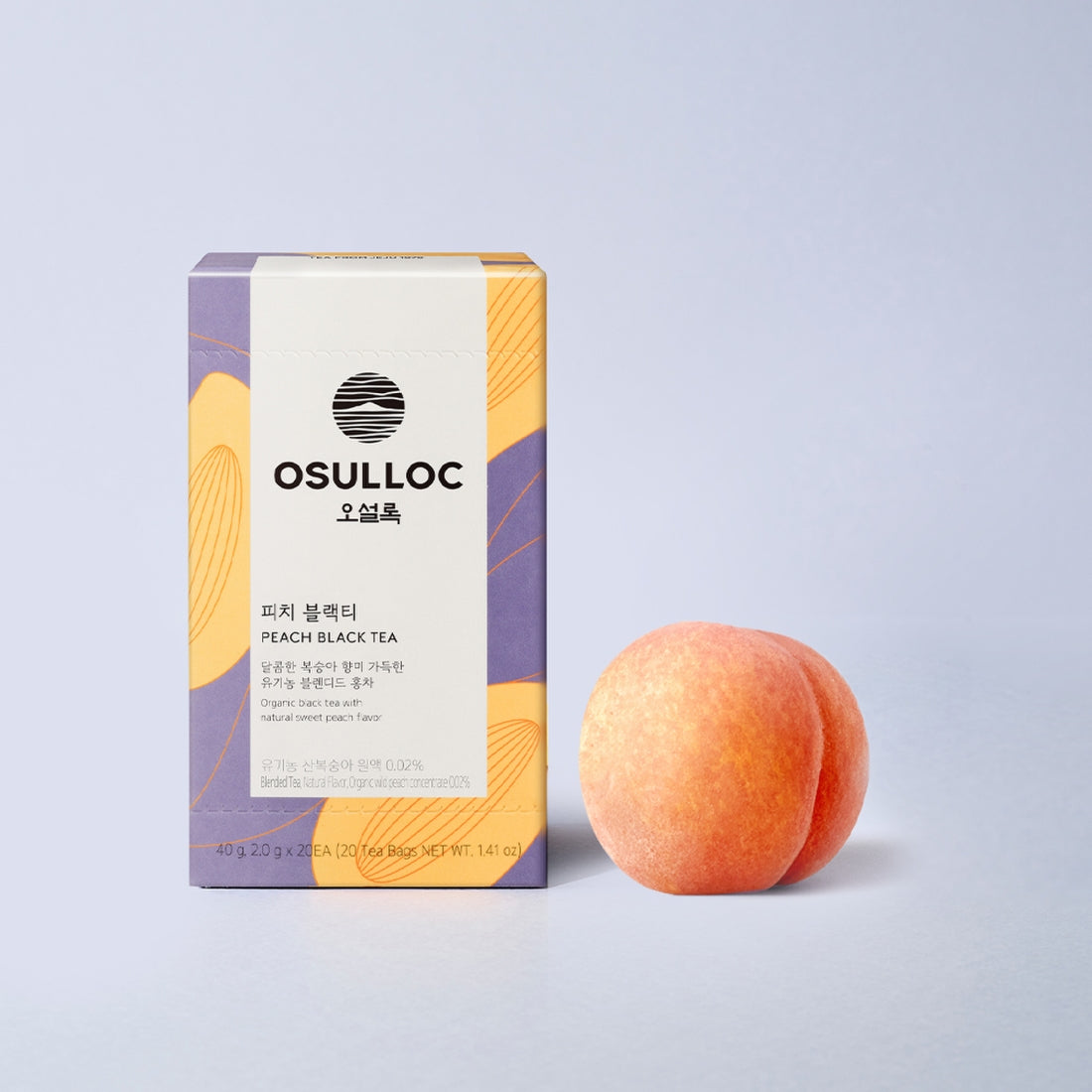 Trà OSULLOC Peach Black Tea - Kallos Vietnam