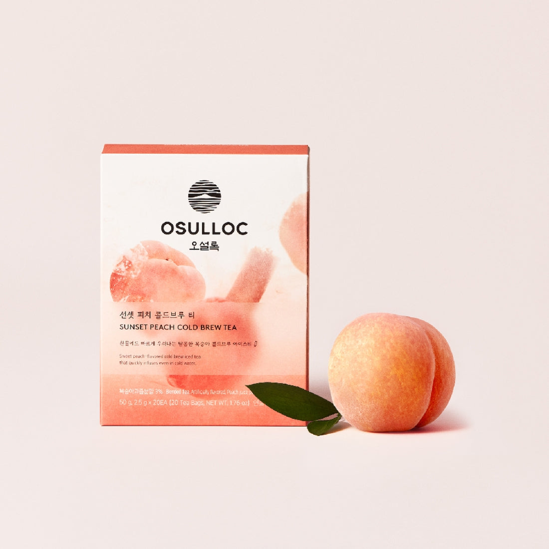 Tra OSULLOC Sunset Peach Cold Brew Tea - Kallos Vietnam