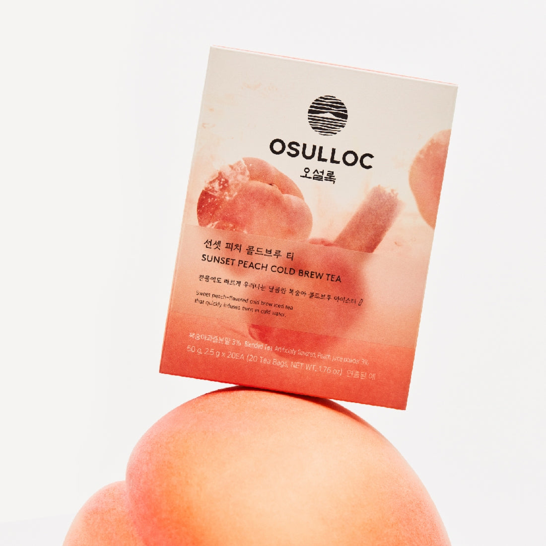 Tra OSULLOC Sunset Peach Cold Brew Tea - Kallos Vietnam