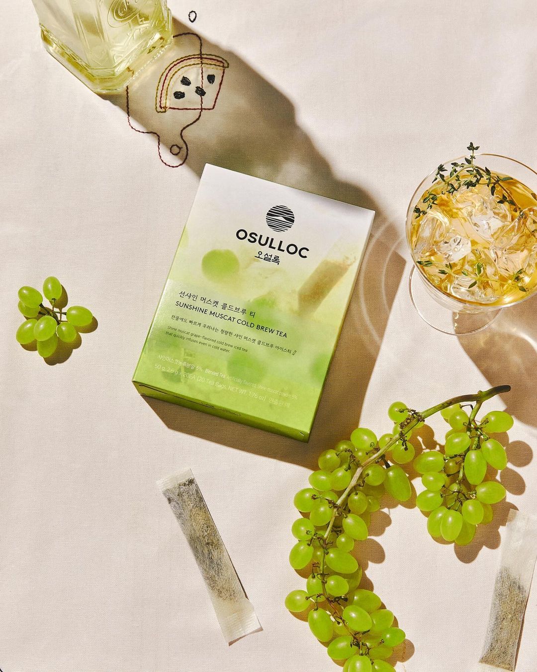 Tra OSULLOC Sunshine Muscat Cold Brew Tea - Kallos Vietnam