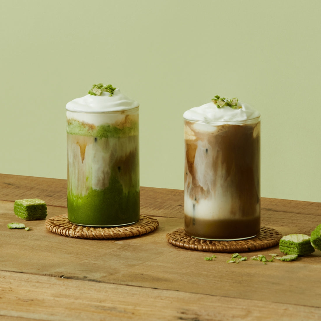 Tra Sua OSULLOC Jeju Matcha Milk Tea - Kallos Vietnam