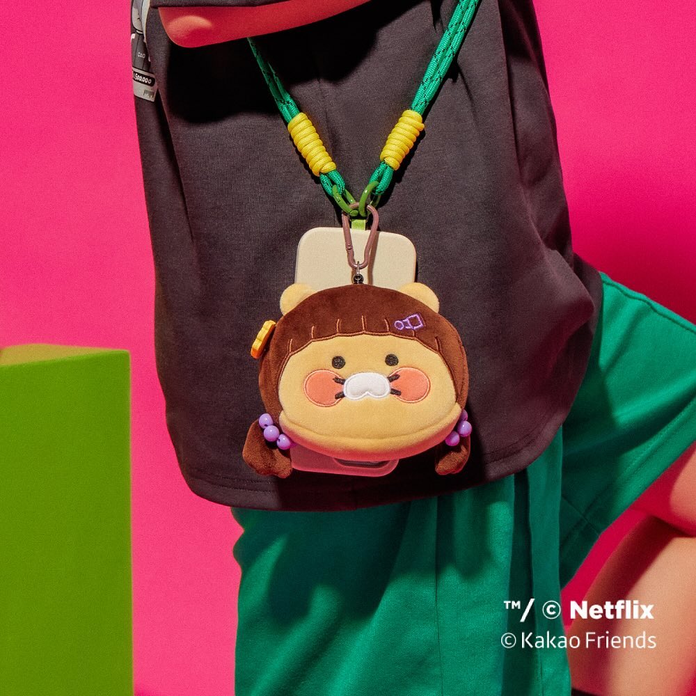 Túi KAKAO Friends Squid Game Face Pouch #Chunshik - Kallos Vietnam