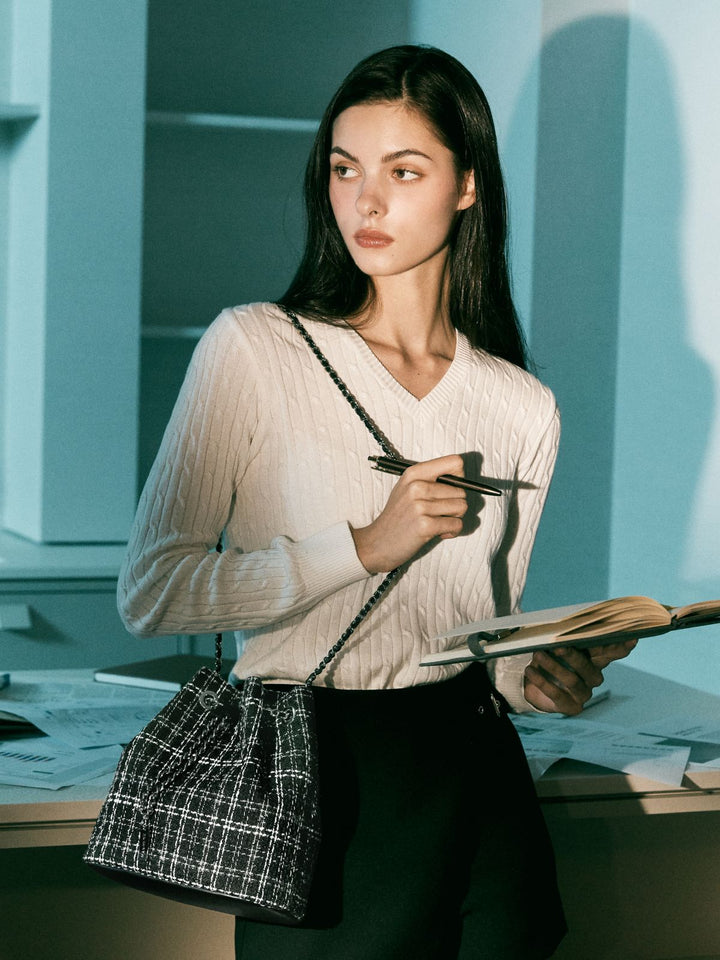 Túi MARHEN J Cannes Tweed - Kallos Vietnam