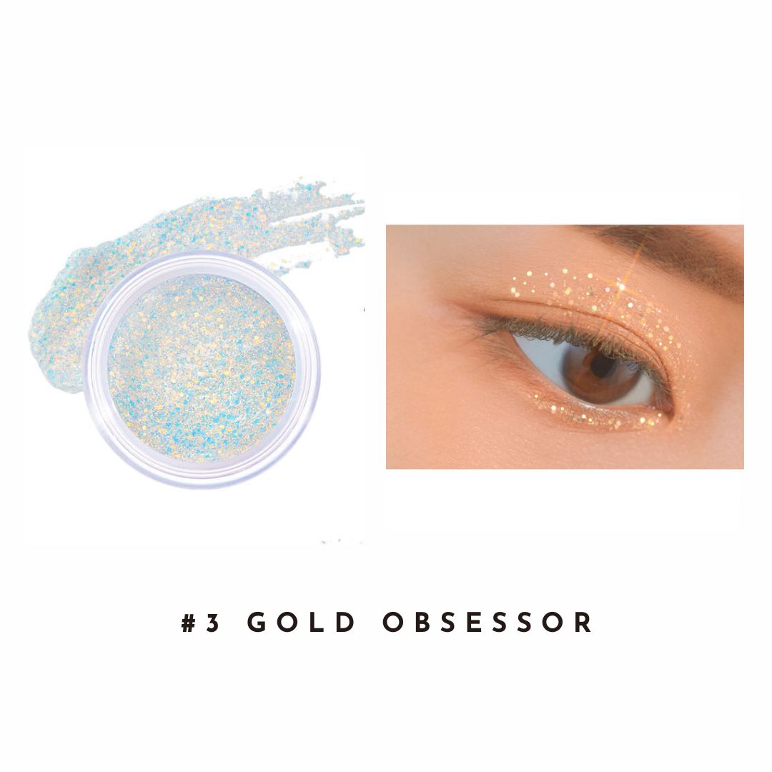 Gel Nhũ Mắt UNLEASHIA Mini Get Loose Glitter Gel - Kallos Vietnam