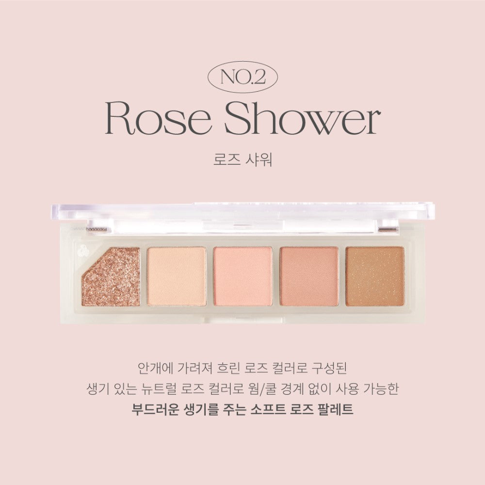 Phấn Mắt UNLEASHIA Mood Shower Eye Palette - Kallos Vietnam