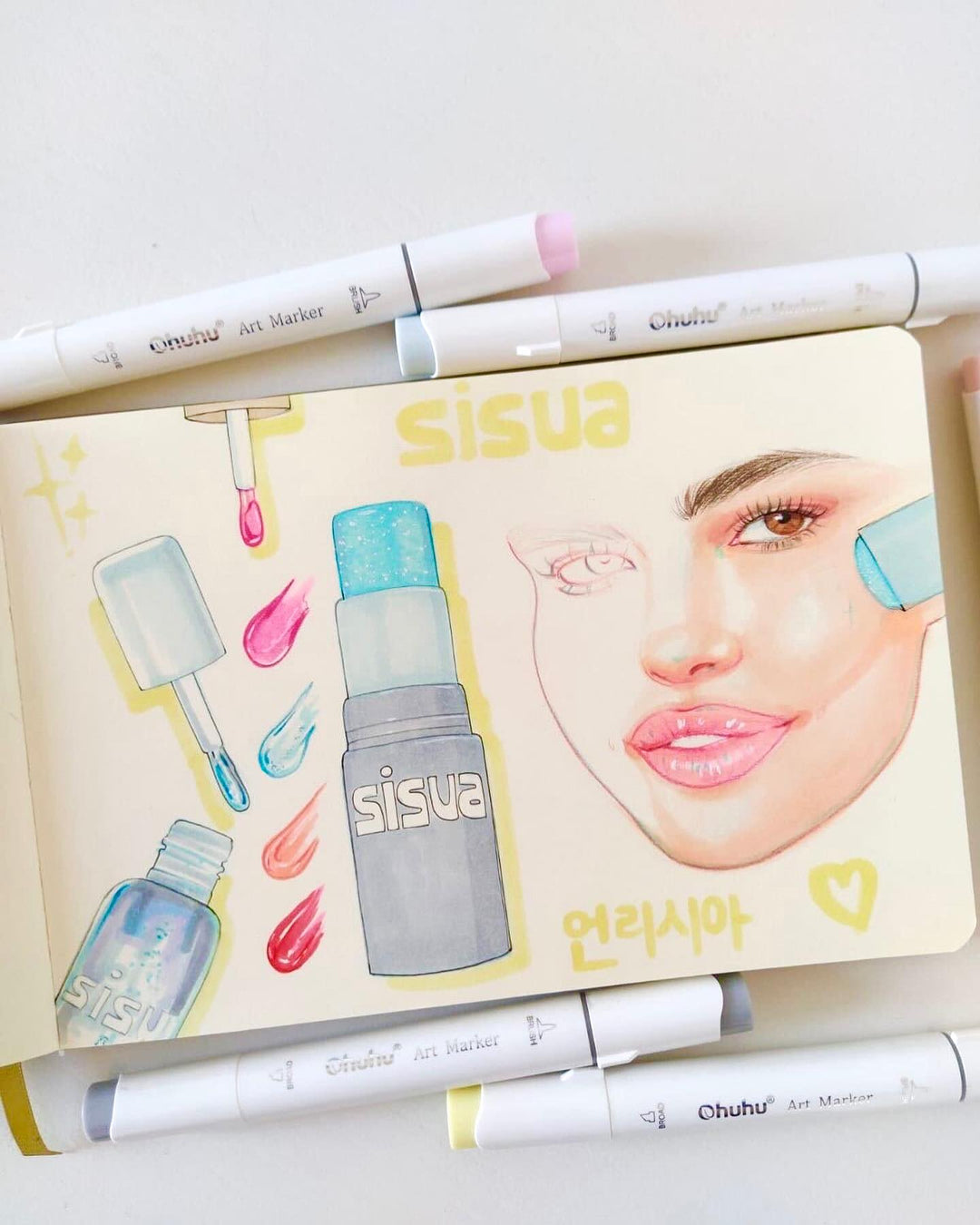 Thạch Highlight UNLEASHIA SISUA Butter Glow Stick