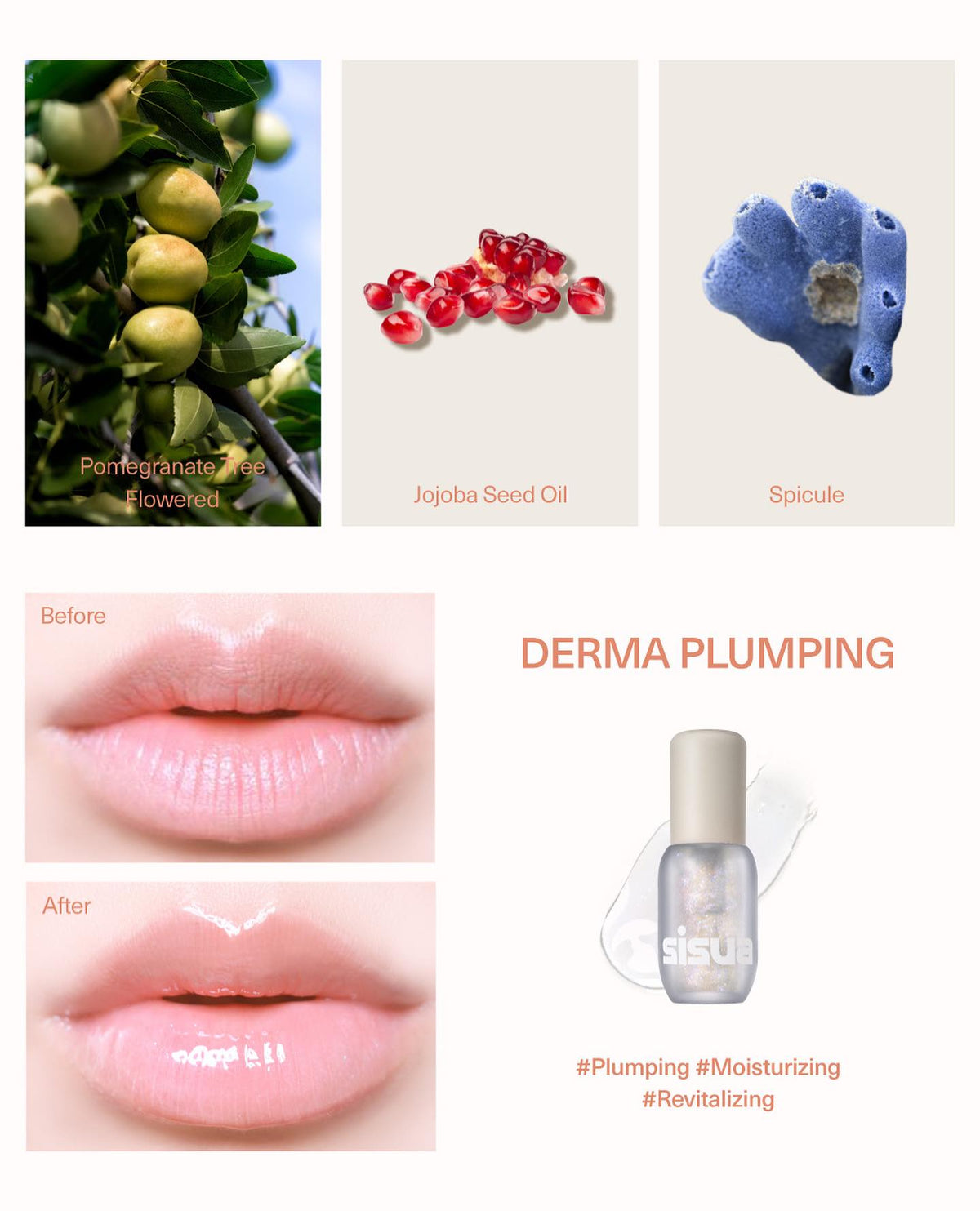 Son UNLEASHIA SISUA Popcorn Syrup Derma Lip Plumper - Kallos Vietnam