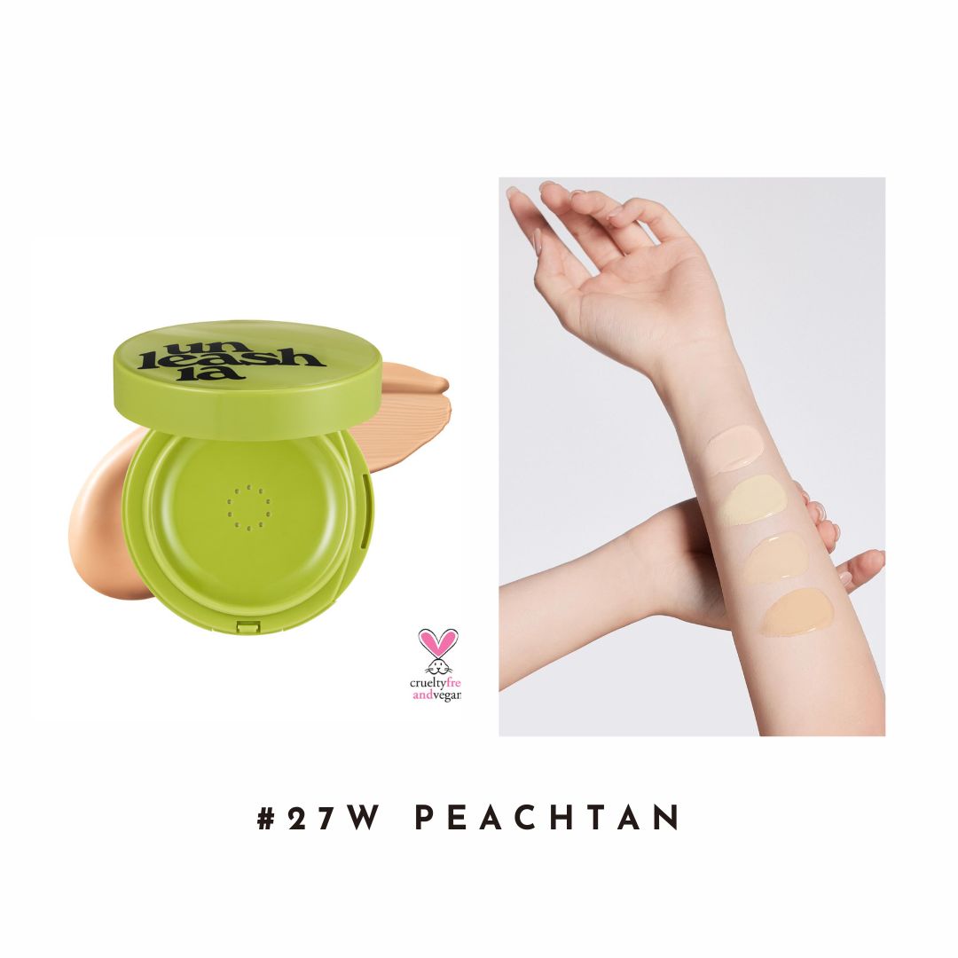 Phấn Nước UNLEASHIA Satin Wear Healthy Green Cushion