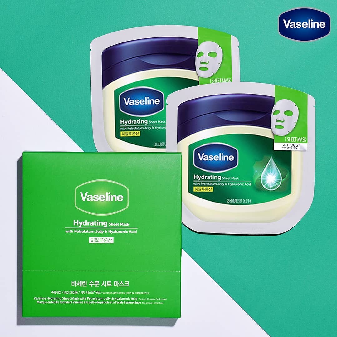 Mặt Nạ Vaseline Hydrating Sheet Mask - Kallos Vietnam