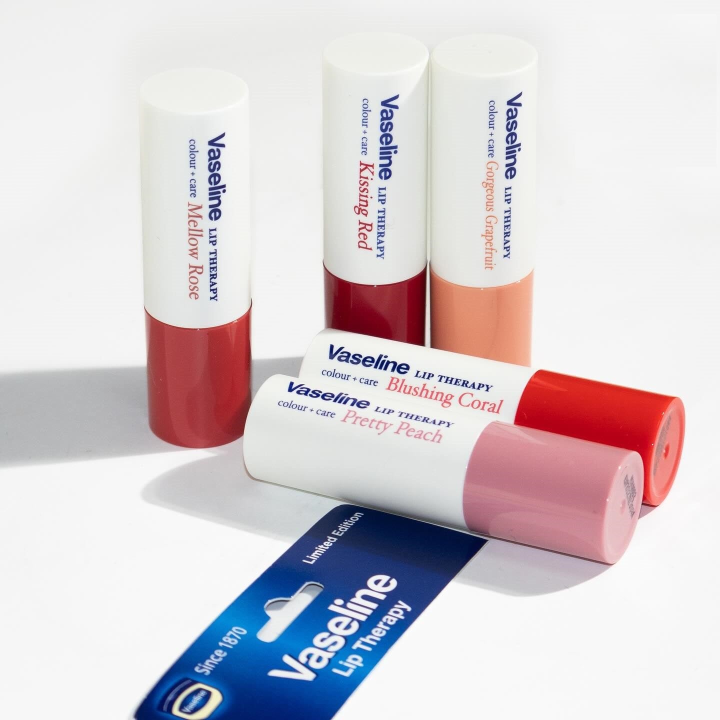 Son Dưỡng Vaseline Lip Therapy Color Care Lip Balm - Kallos Vietnam