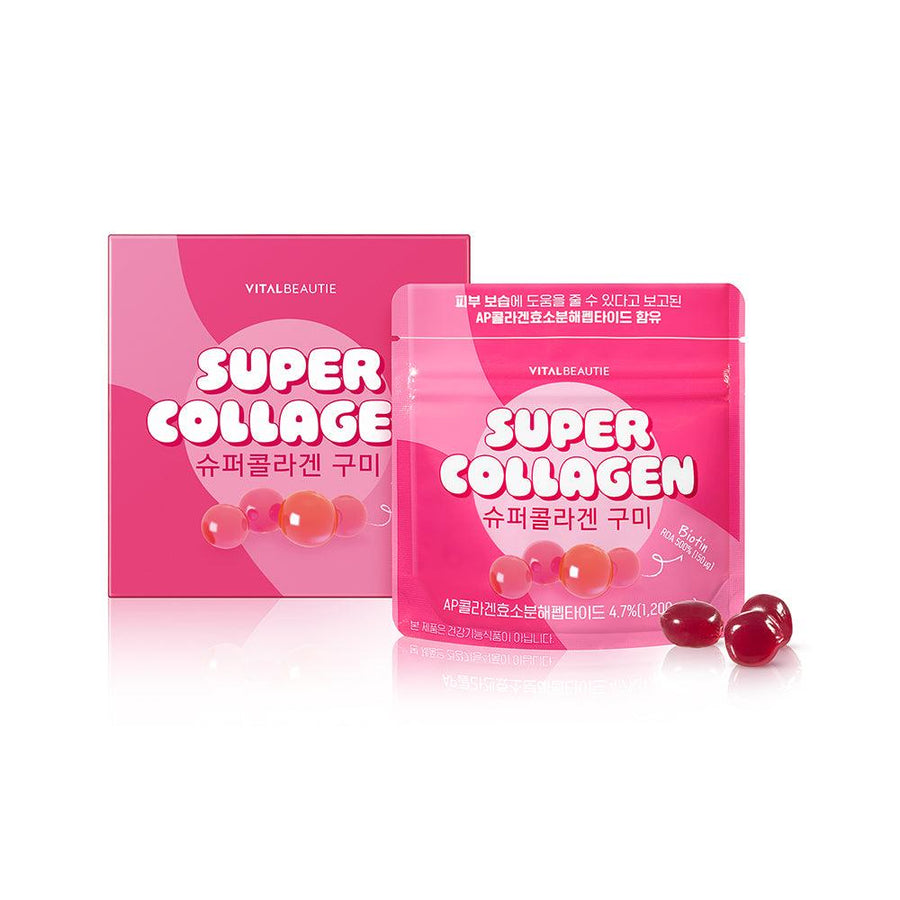 Kẹo Dẻo Vital Beautie Super Collagen Gummy - Kallos Vietnam