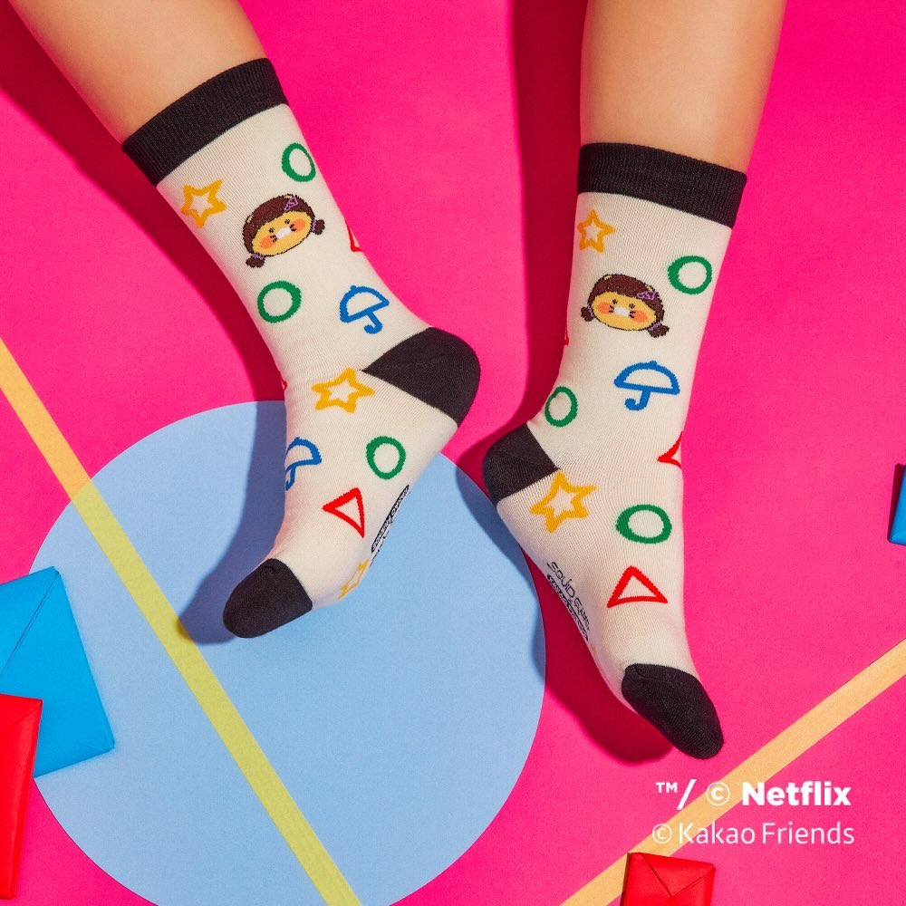Vớ KAKAO Friends Squid Game Socks #Chunshik - Kallos Vietnam